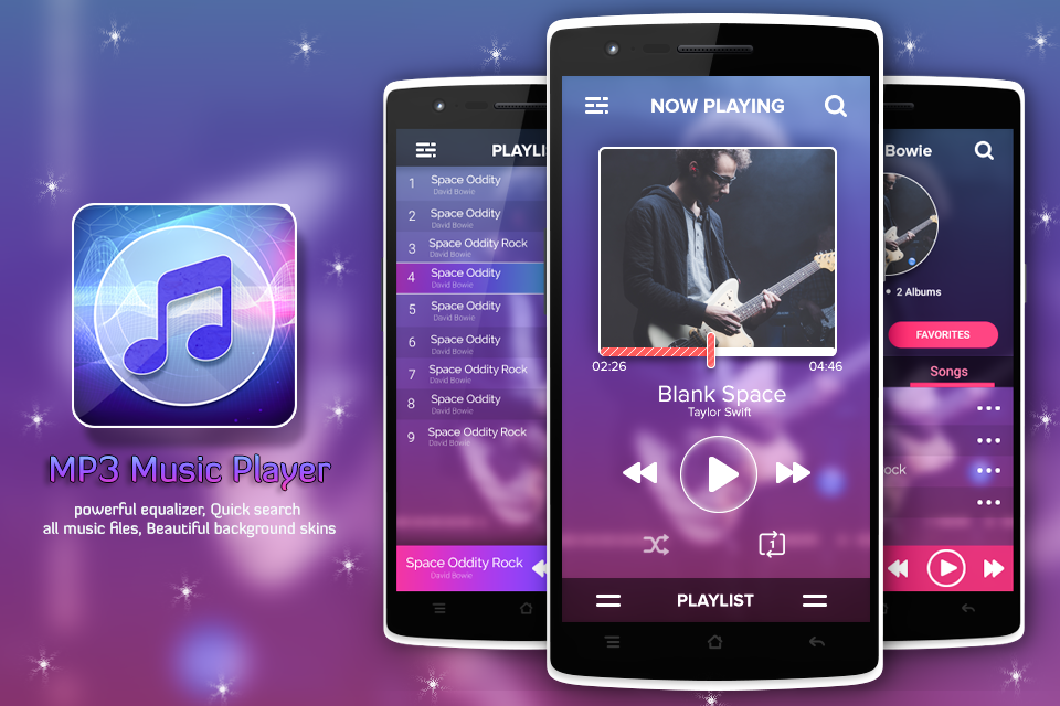 اسکرین شات 1 برنامه mp3 Music Player