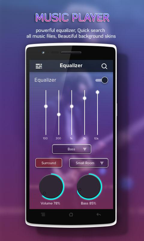 اسکرین شات 5 برنامه mp3 Music Player