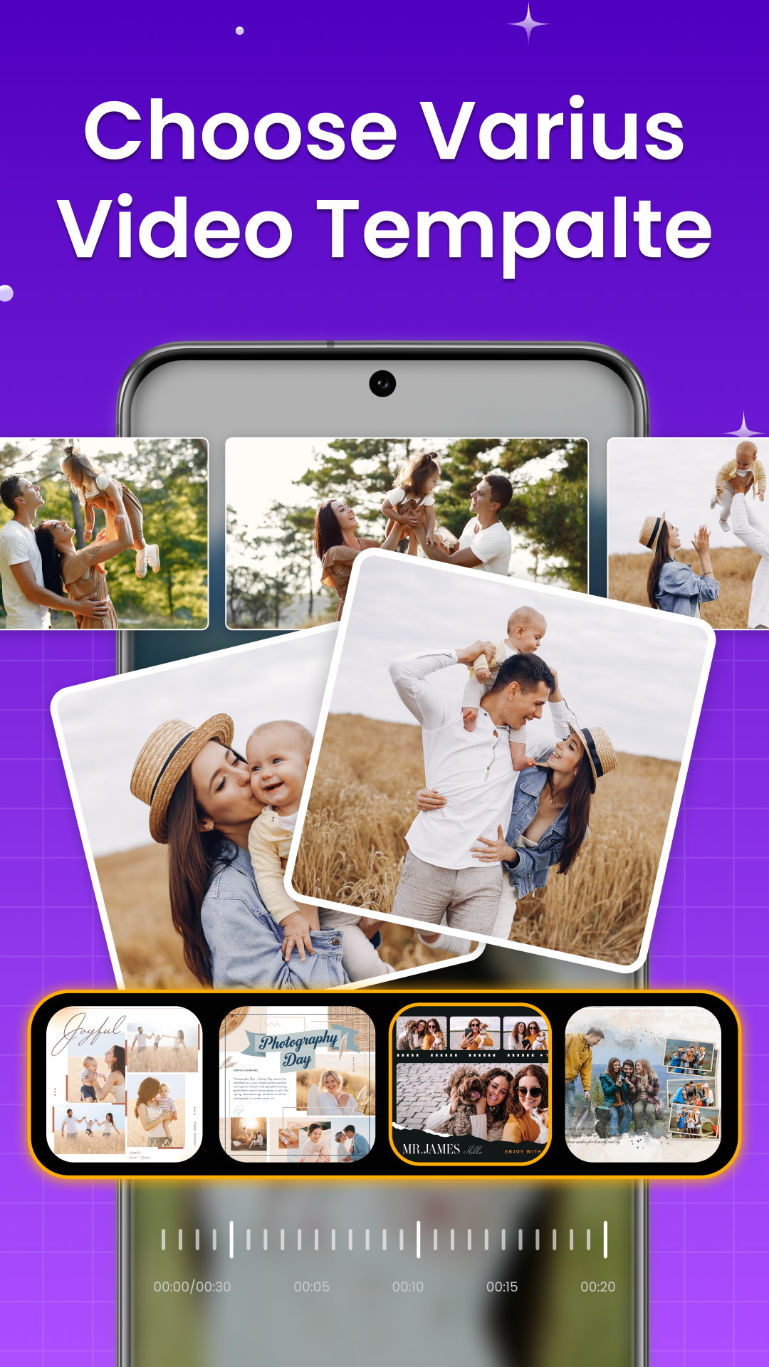 اسکرین شات 6 برنامه Photo Video Maker with Music