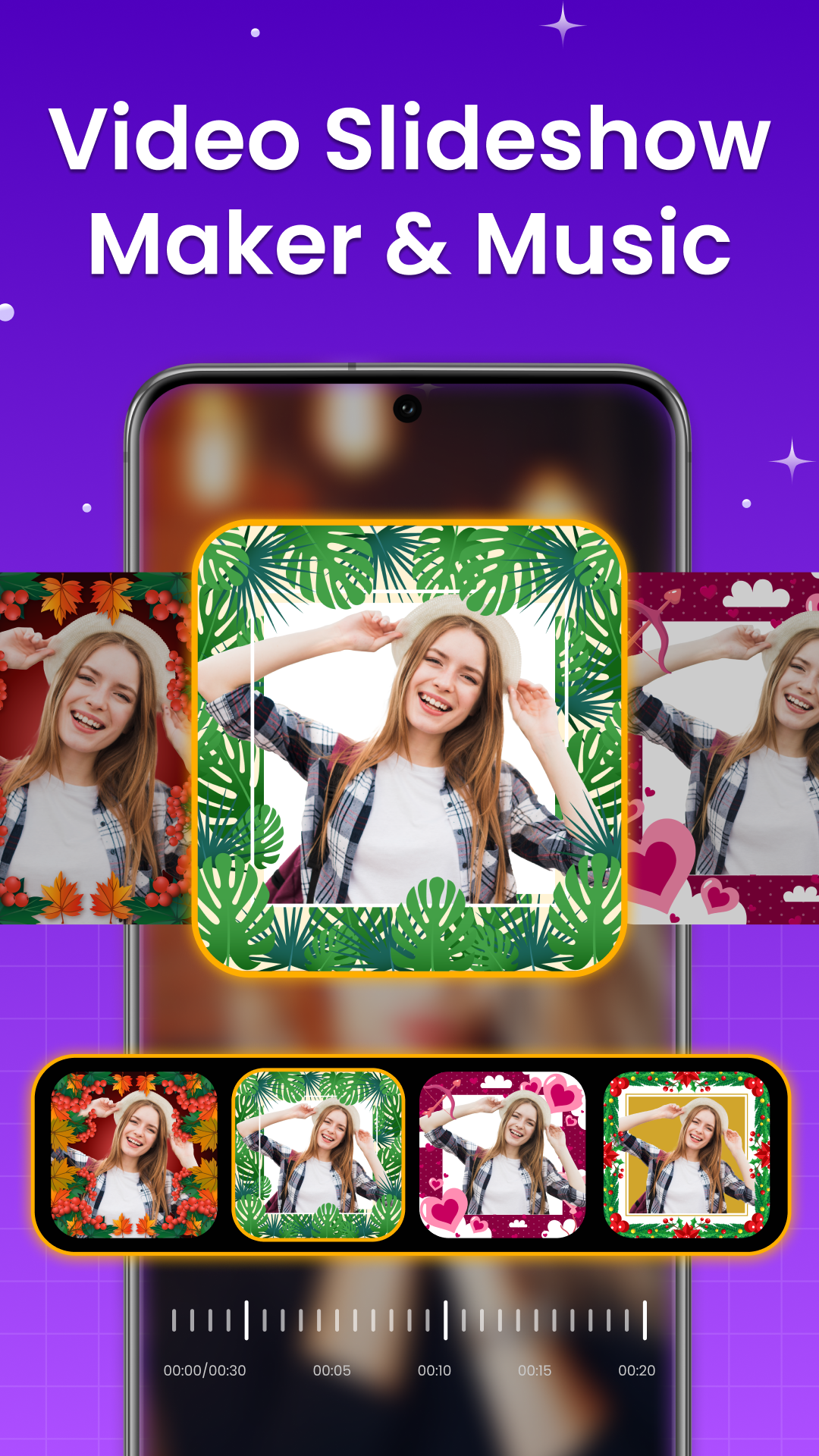 اسکرین شات 2 برنامه Photo Video Maker with Music