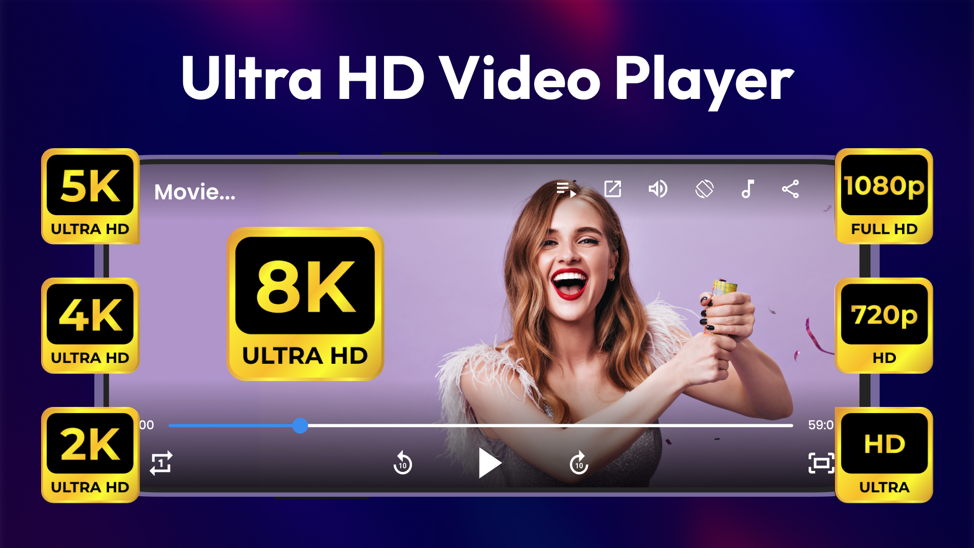 اسکرین شات 6 برنامه Video Player - Media Player