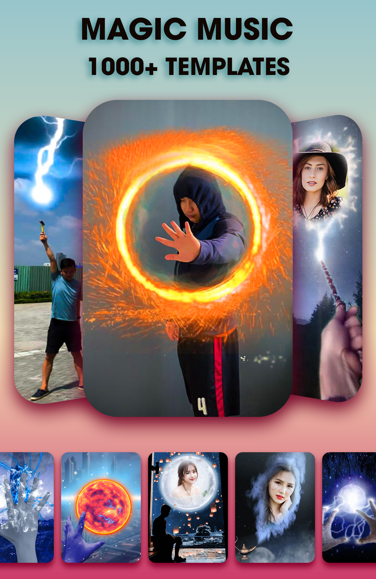 اسکرین شات 1 برنامه Music Video Maker Magic Effect