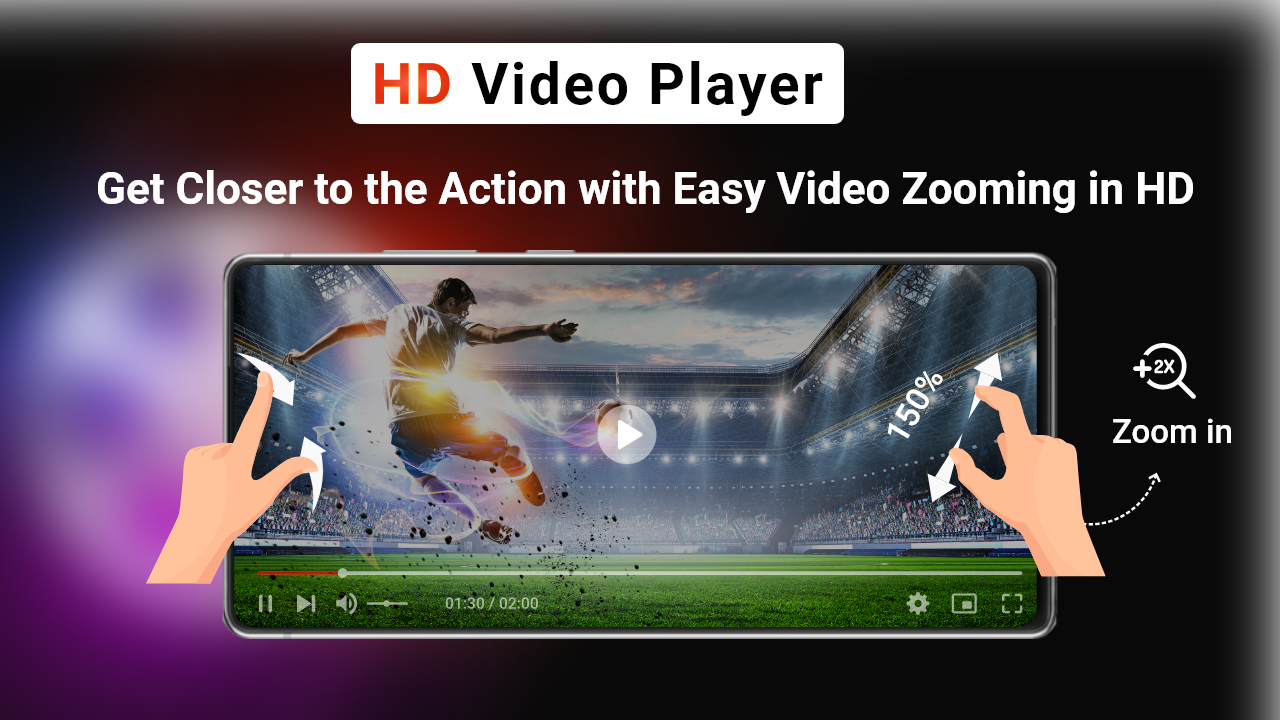 اسکرین شات 4 برنامه Video player hd all format