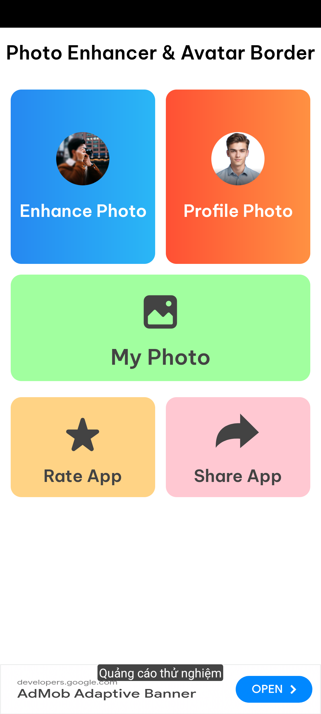 اسکرین شات 2 برنامه Photo Enhancer & Avatar boder