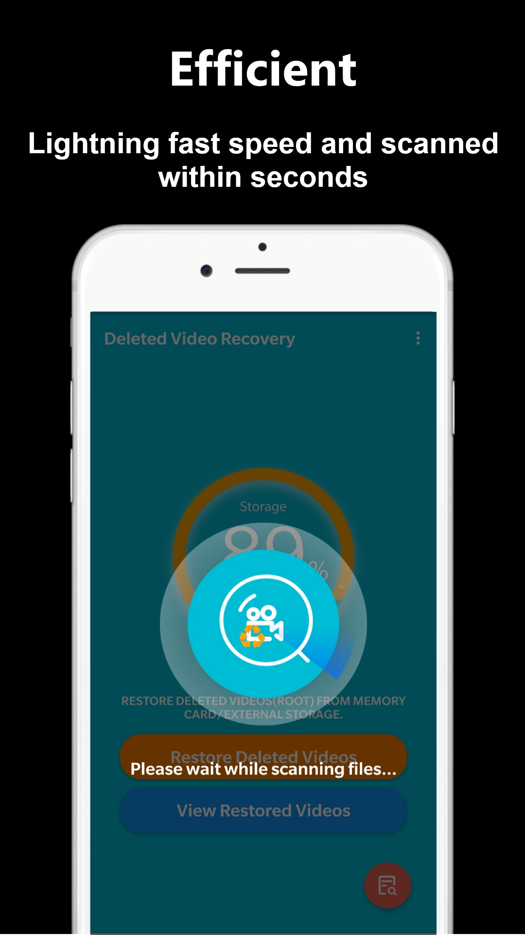 اسکرین شات 2 برنامه Deleted Video Recovery
