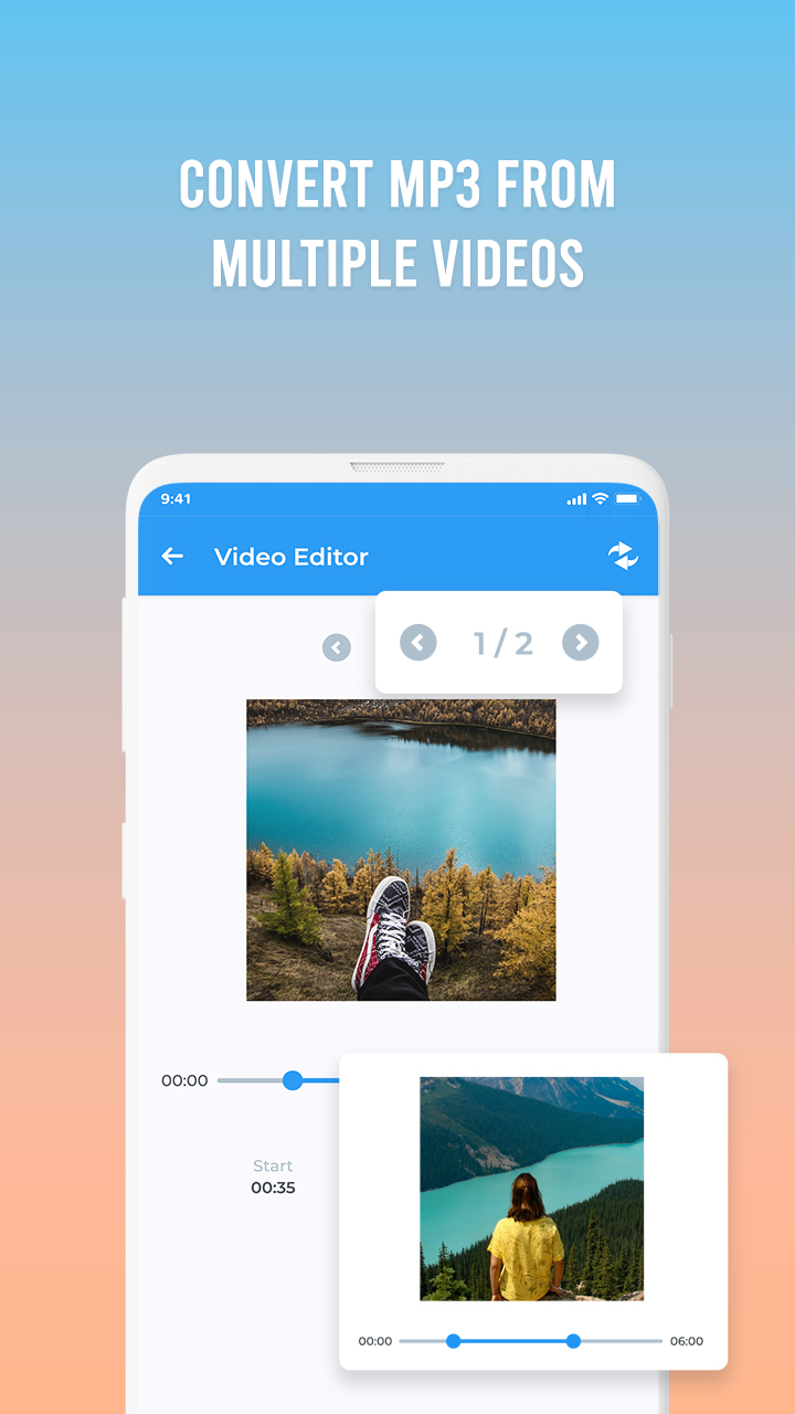 اسکرین شات 4 برنامه Video to MP3 & Ringtone Maker