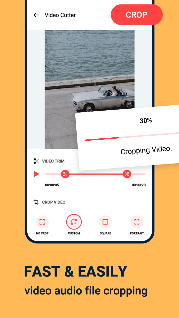 اسکرین شات 4 برنامه Video Cutter, Cropper, Audio C