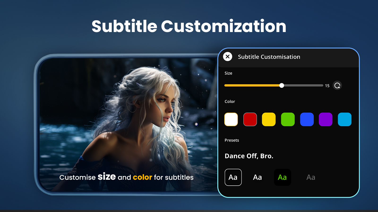 اسکرین شات 6 برنامه HDx Video Player all formats