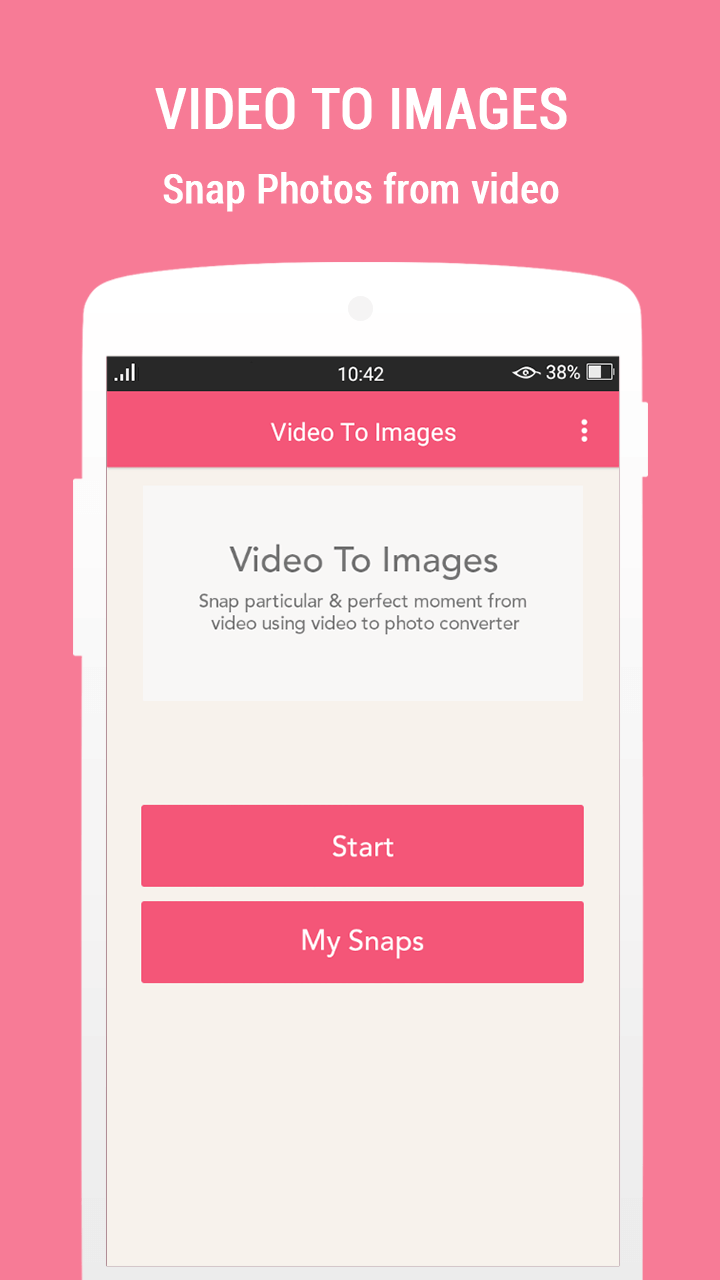 اسکرین شات 1 برنامه Video To Images