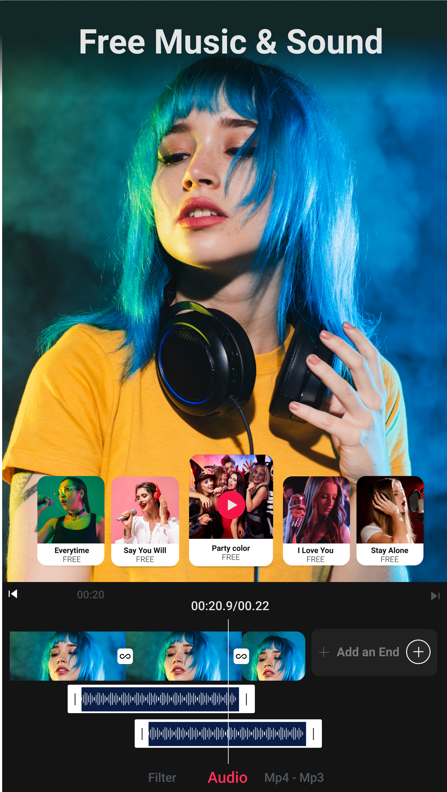 اسکرین شات 4 برنامه Create Slideshow With Music