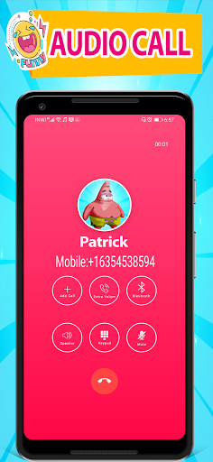 اسکرین شات 4 برنامه Patrick Video Call Star & Chat Simulator