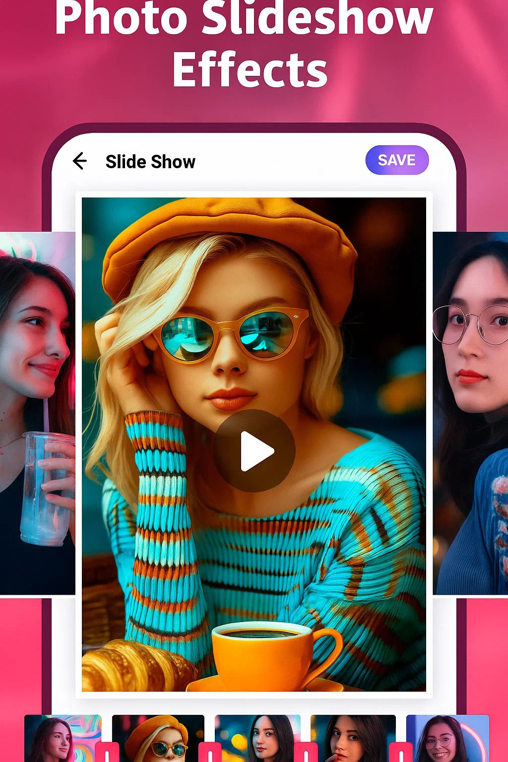 اسکرین شات 3 برنامه Photo Video Maker With Music