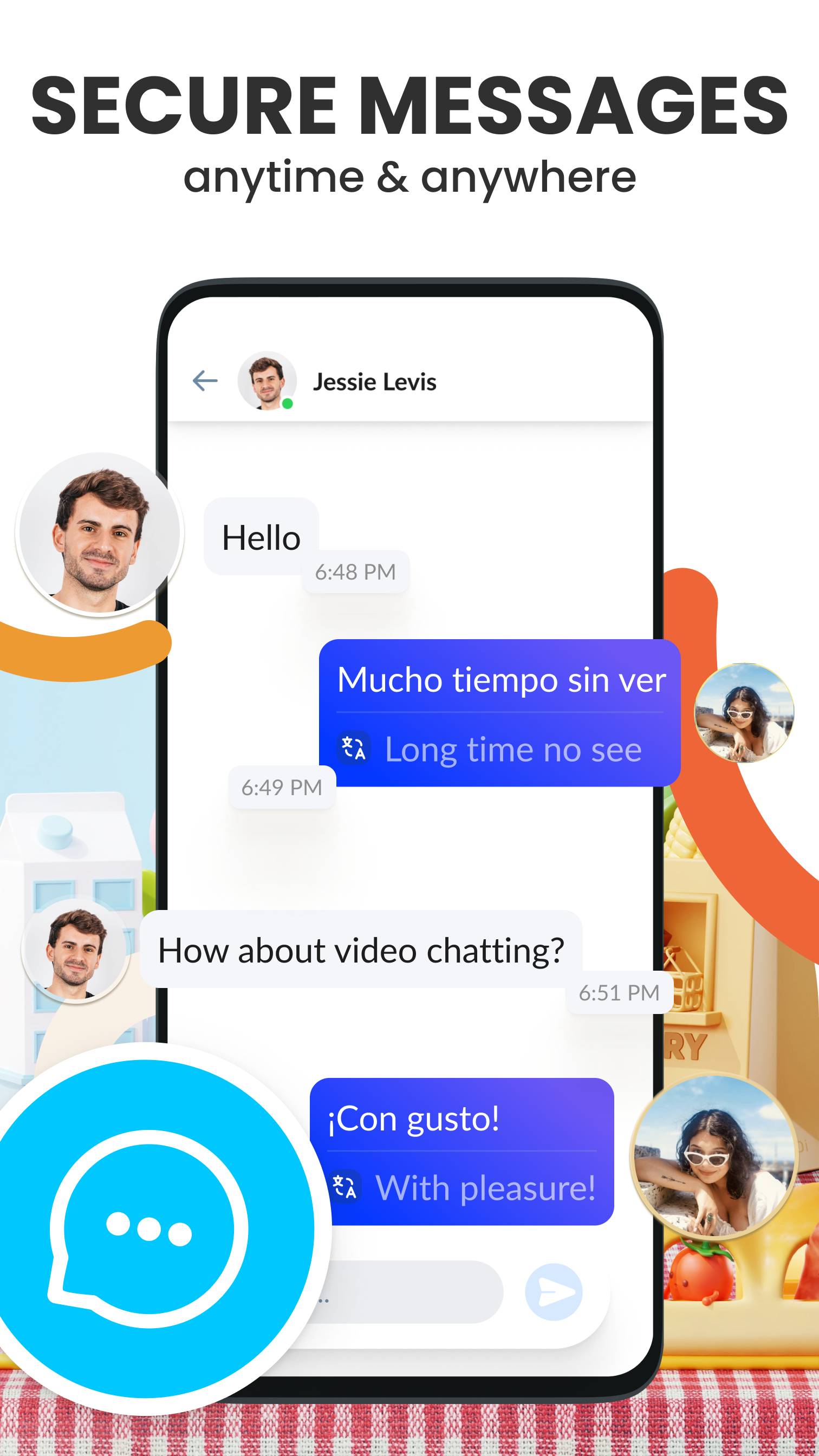 اسکرین شات 5 برنامه Olive - Live Video Chat App
