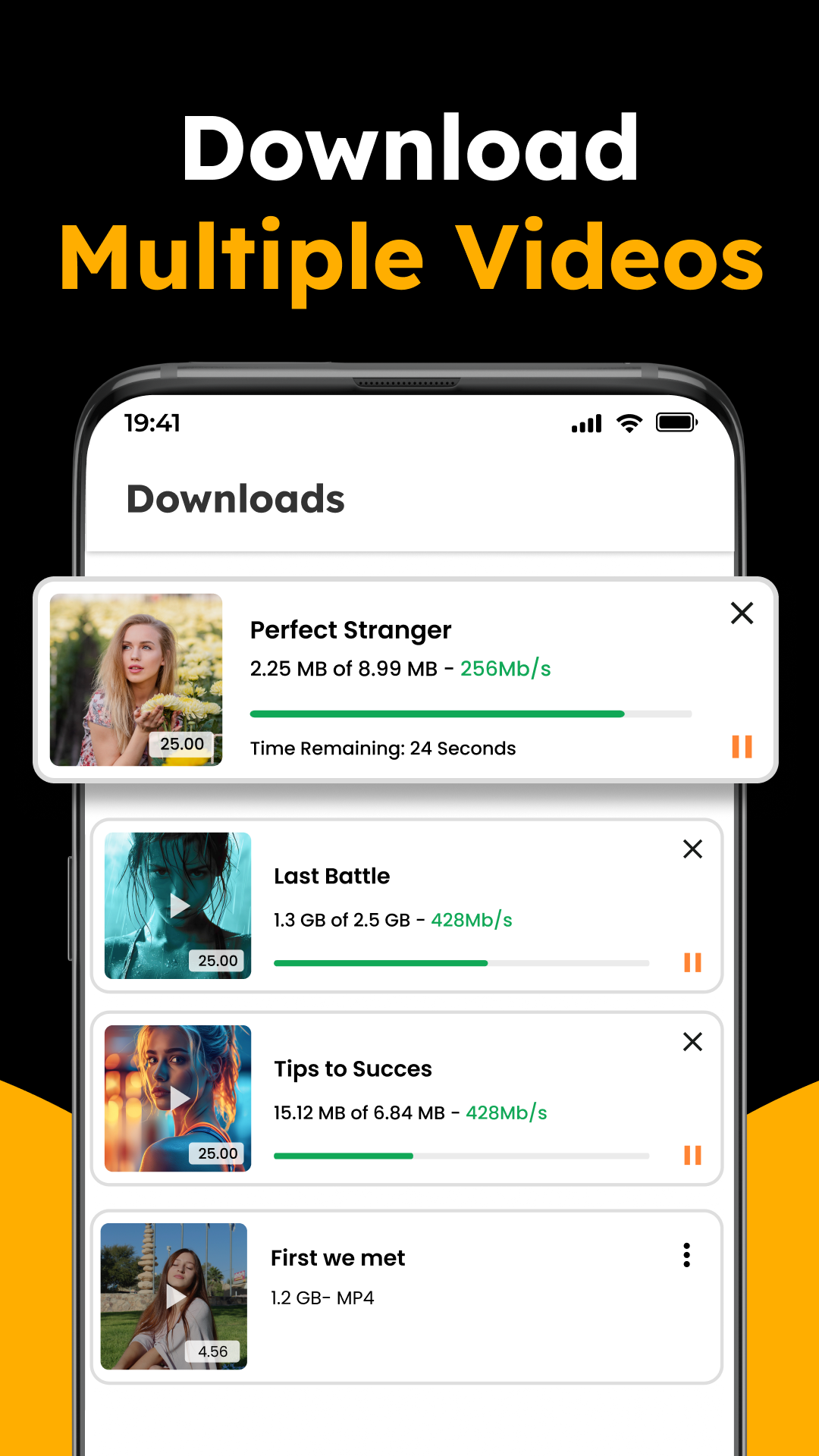 اسکرین شات 3 برنامه Vidmy Video Downloader, Player