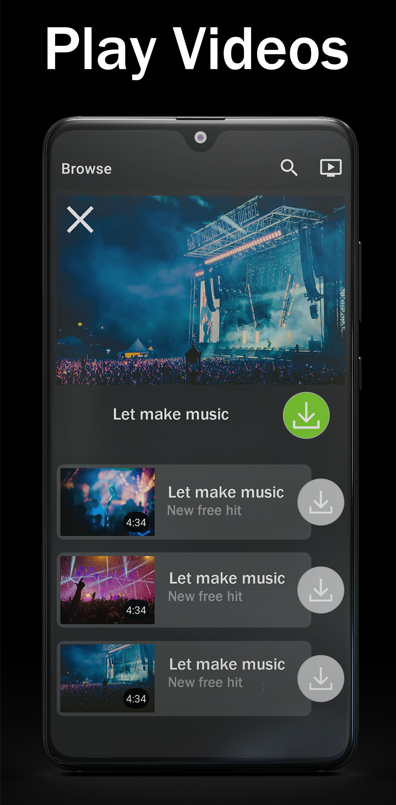 اسکرین شات 2 برنامه Video Downloader