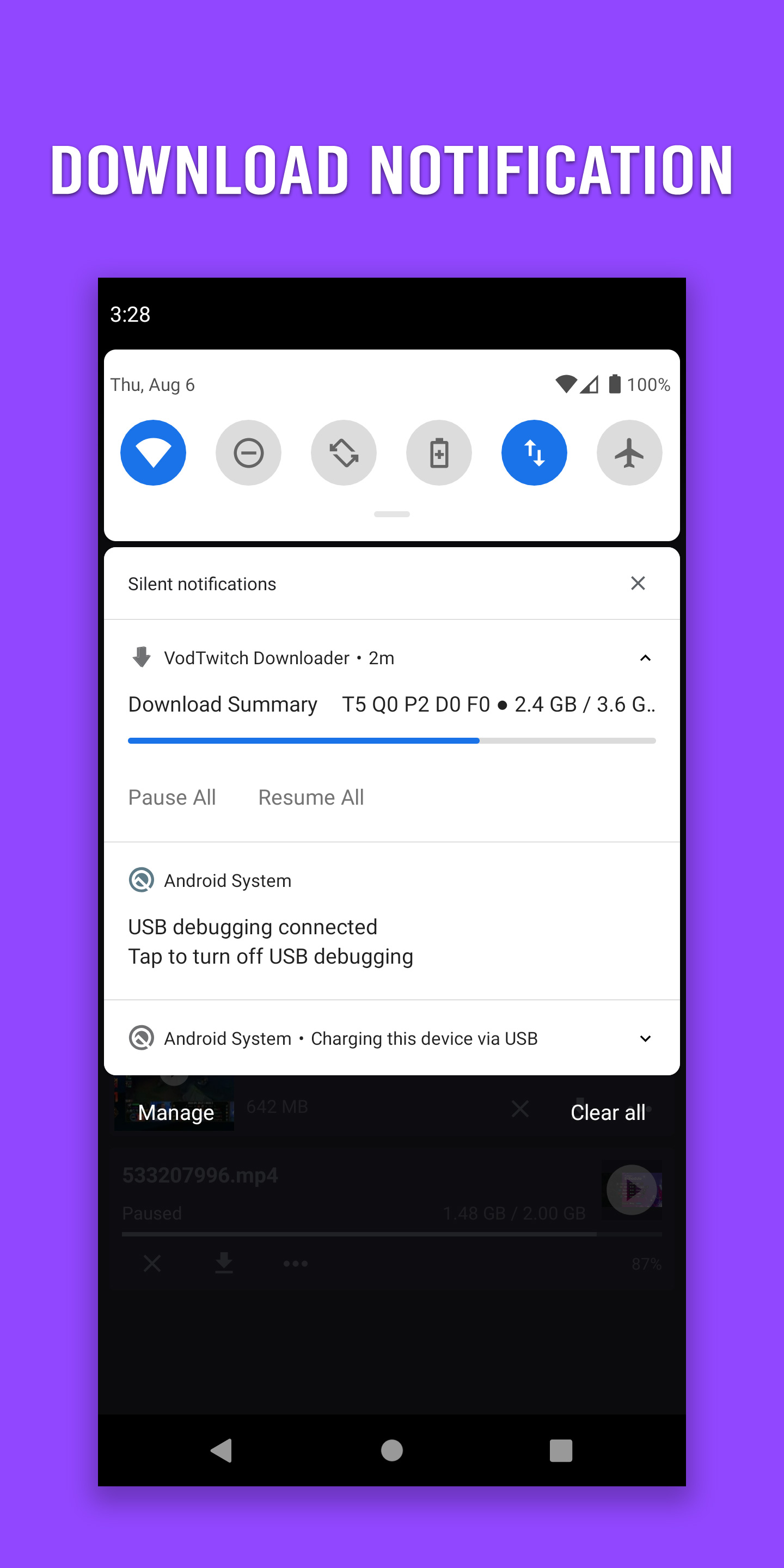 اسکرین شات 6 برنامه Video Downloader for Twitch