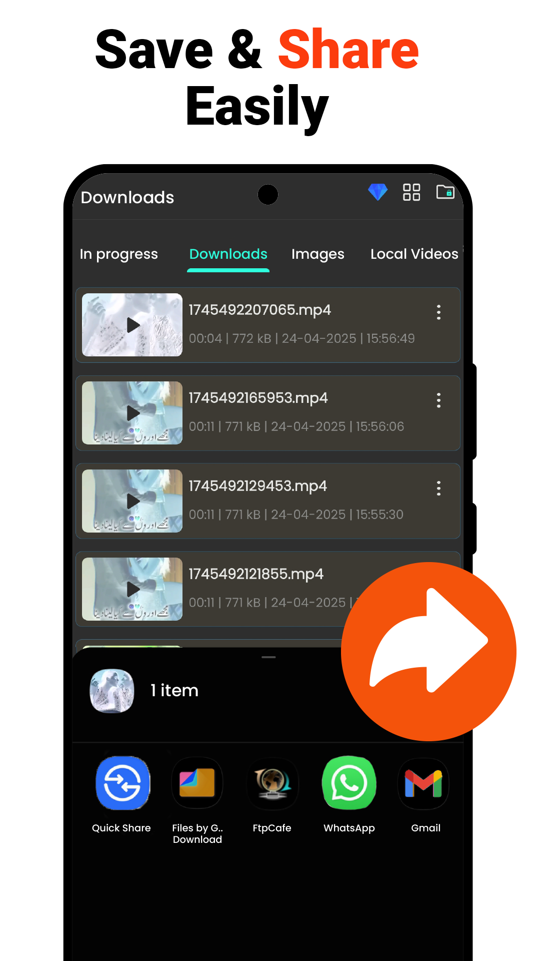 اسکرین شات 8 برنامه Video Downloader・Player
