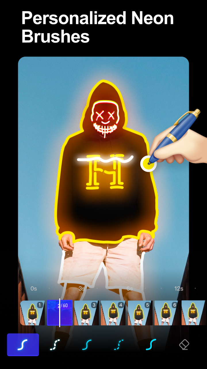 اسکرین شات 5 برنامه GoCut - Effect Video Editor