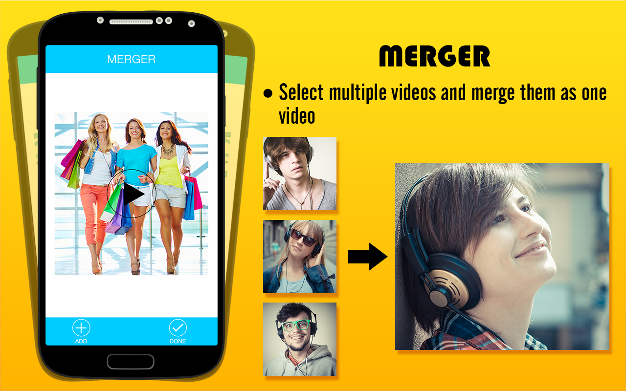 اسکرین شات 3 برنامه Video editor: mute, compressor