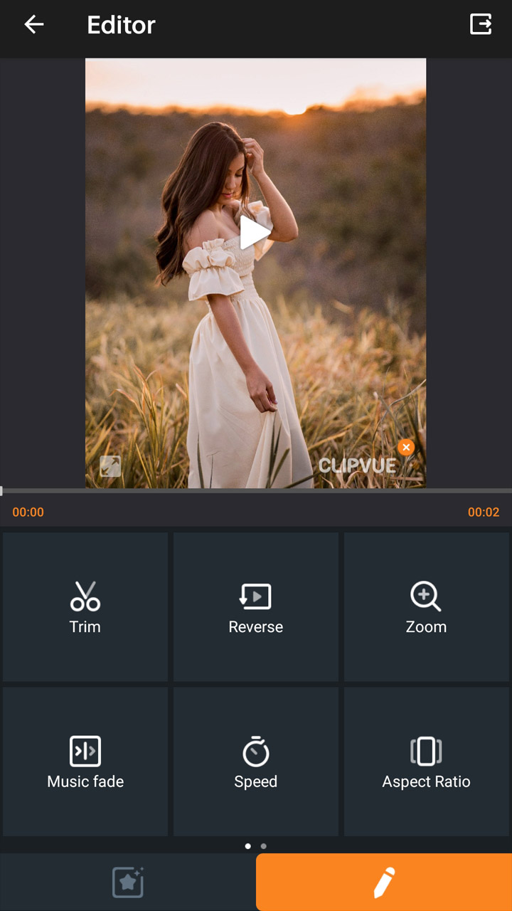 اسکرین شات 7 برنامه Video Editor with Song Clipvue