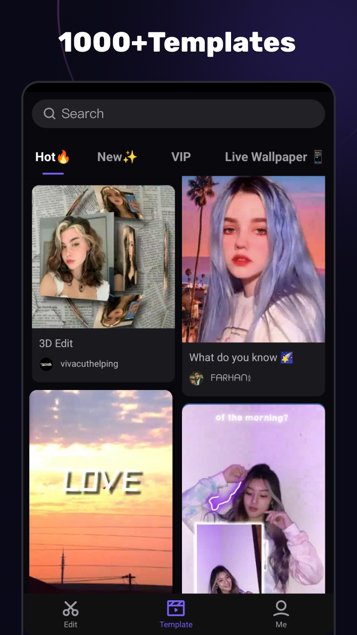 اسکرین شات 4 برنامه vivacut (ویوا کات)