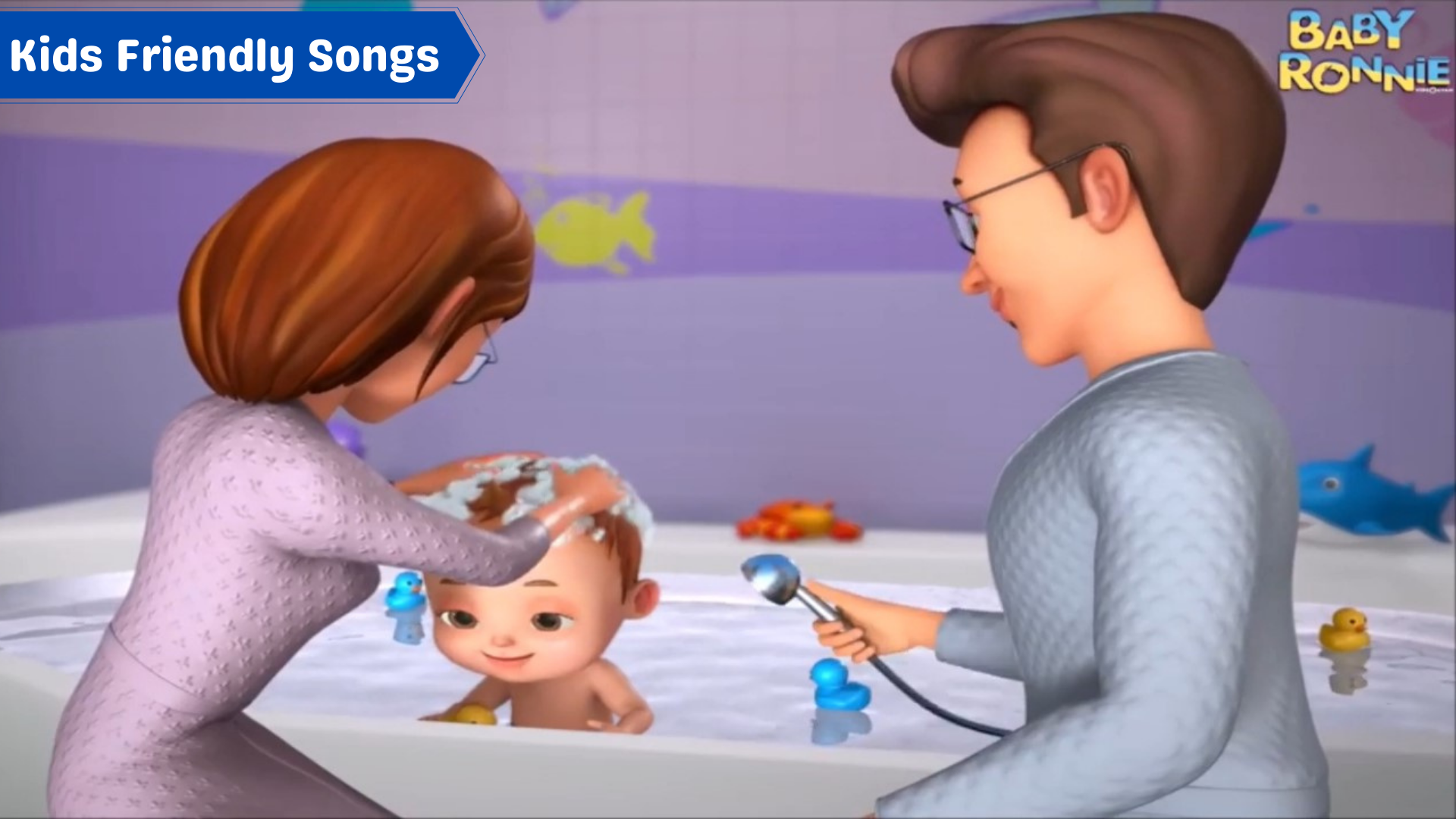 اسکرین شات 6 برنامه Baby Ronnie Kids Rhymes Videos