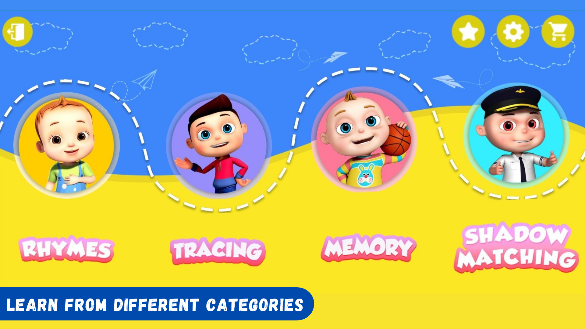 اسکرین شات 1 برنامه Kids Phonics Videos.