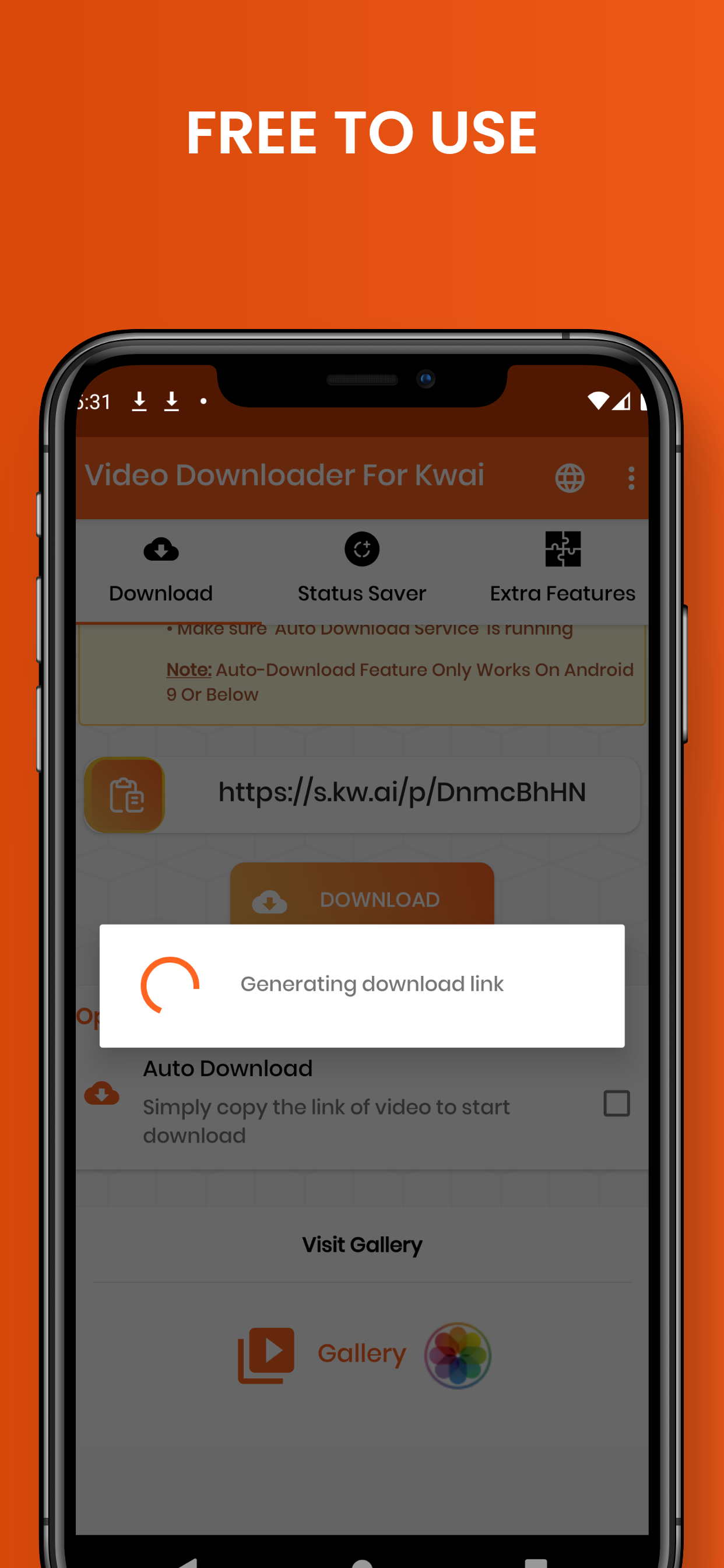 اسکرین شات 3 برنامه Kwai Video Downloader