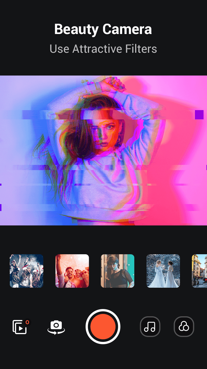 اسکرین شات 3 برنامه Video Editor with Music Filmix
