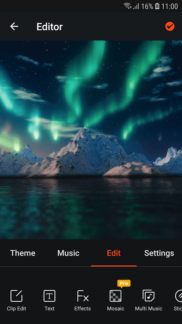 اسکرین شات 6 برنامه Video Editor with Music Filmix