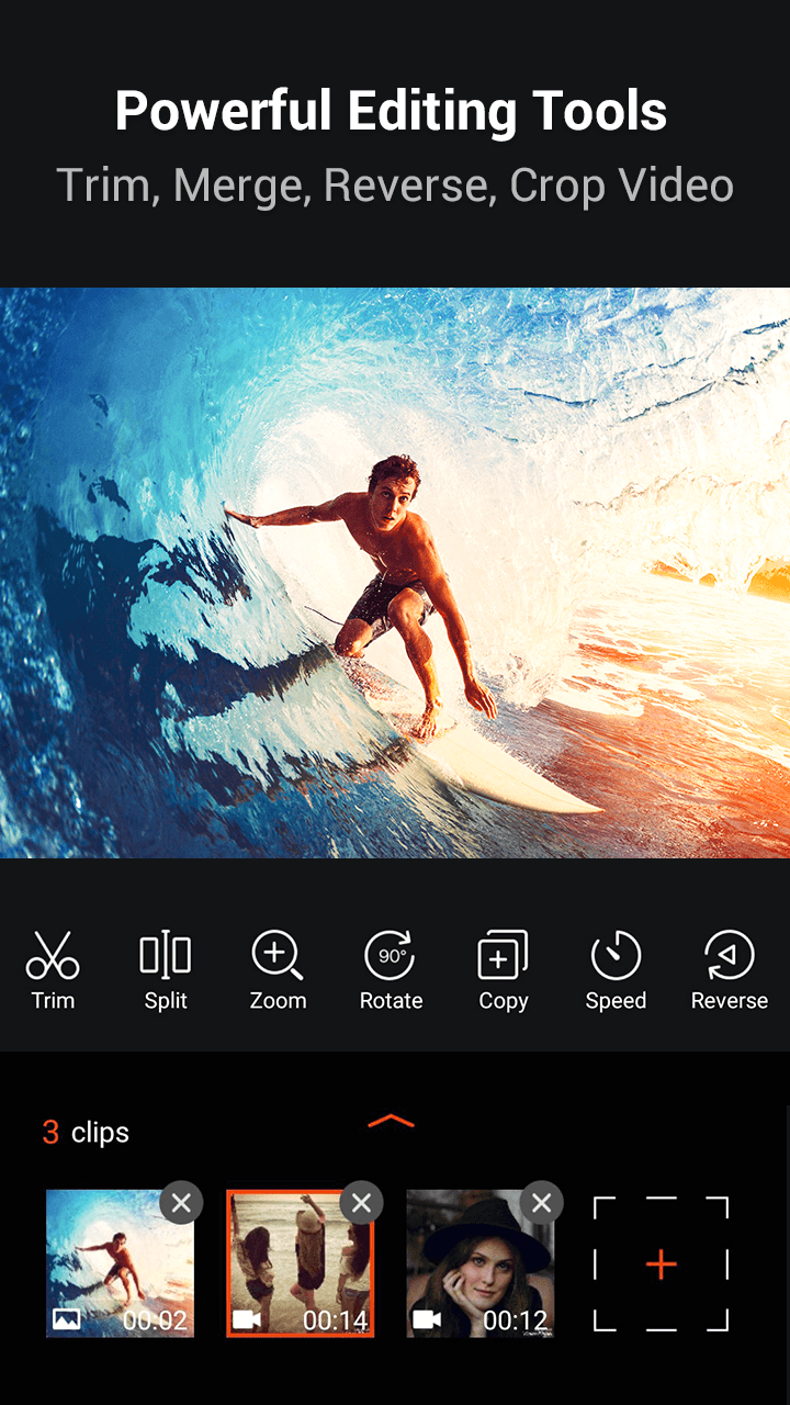اسکرین شات 1 برنامه Video Editor with Music Filmix
