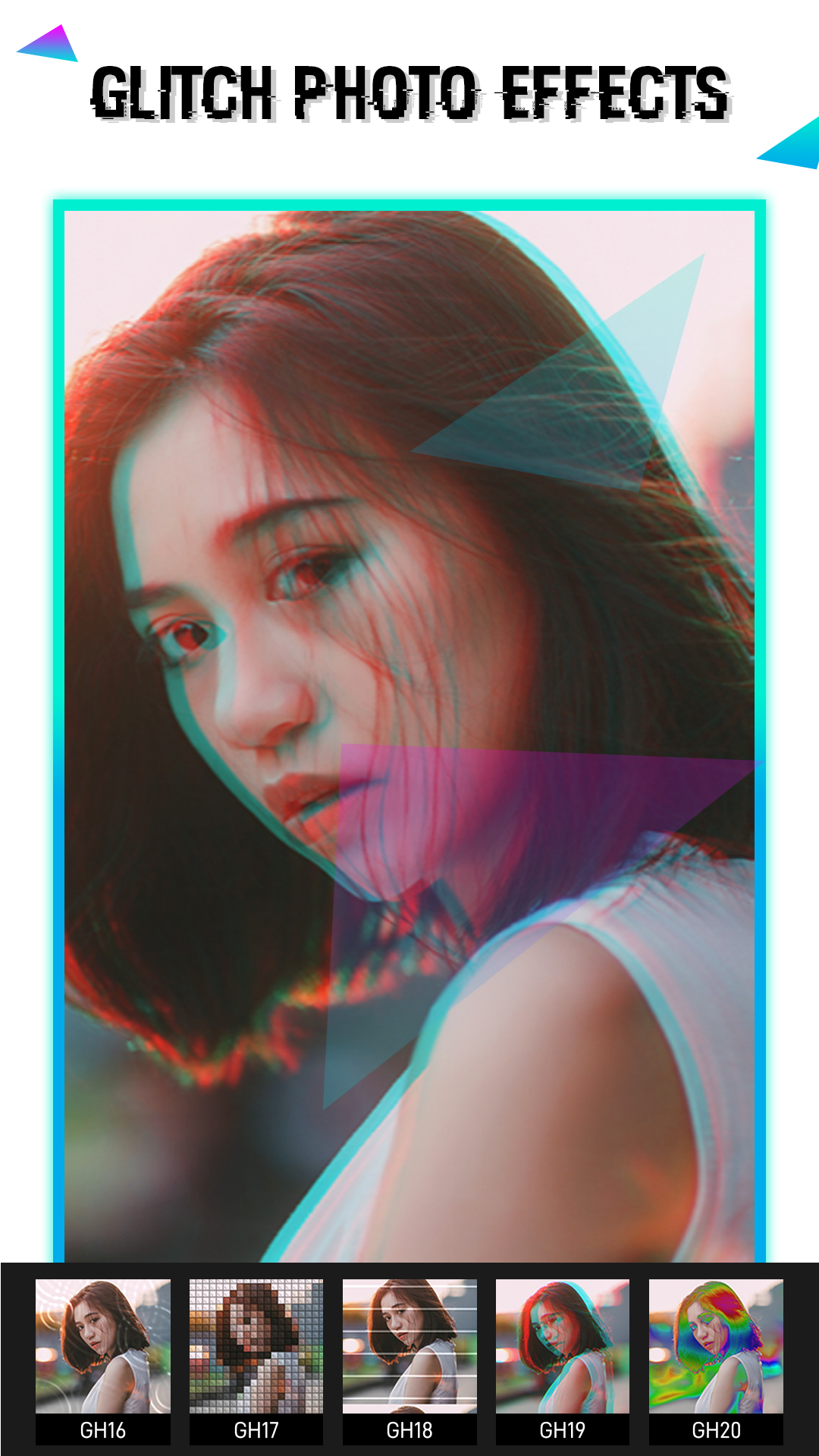 اسکرین شات 1 برنامه Glitch Video Effect-  Photo Effects