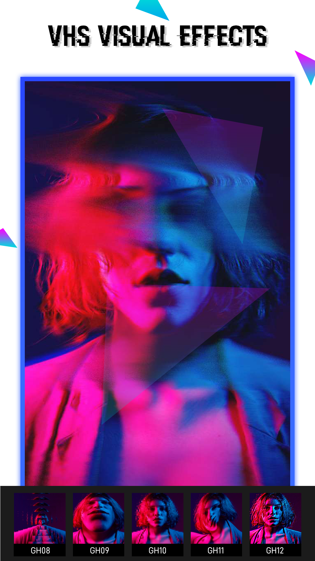 اسکرین شات 5 برنامه Glitch Video Effect-  Photo Effects