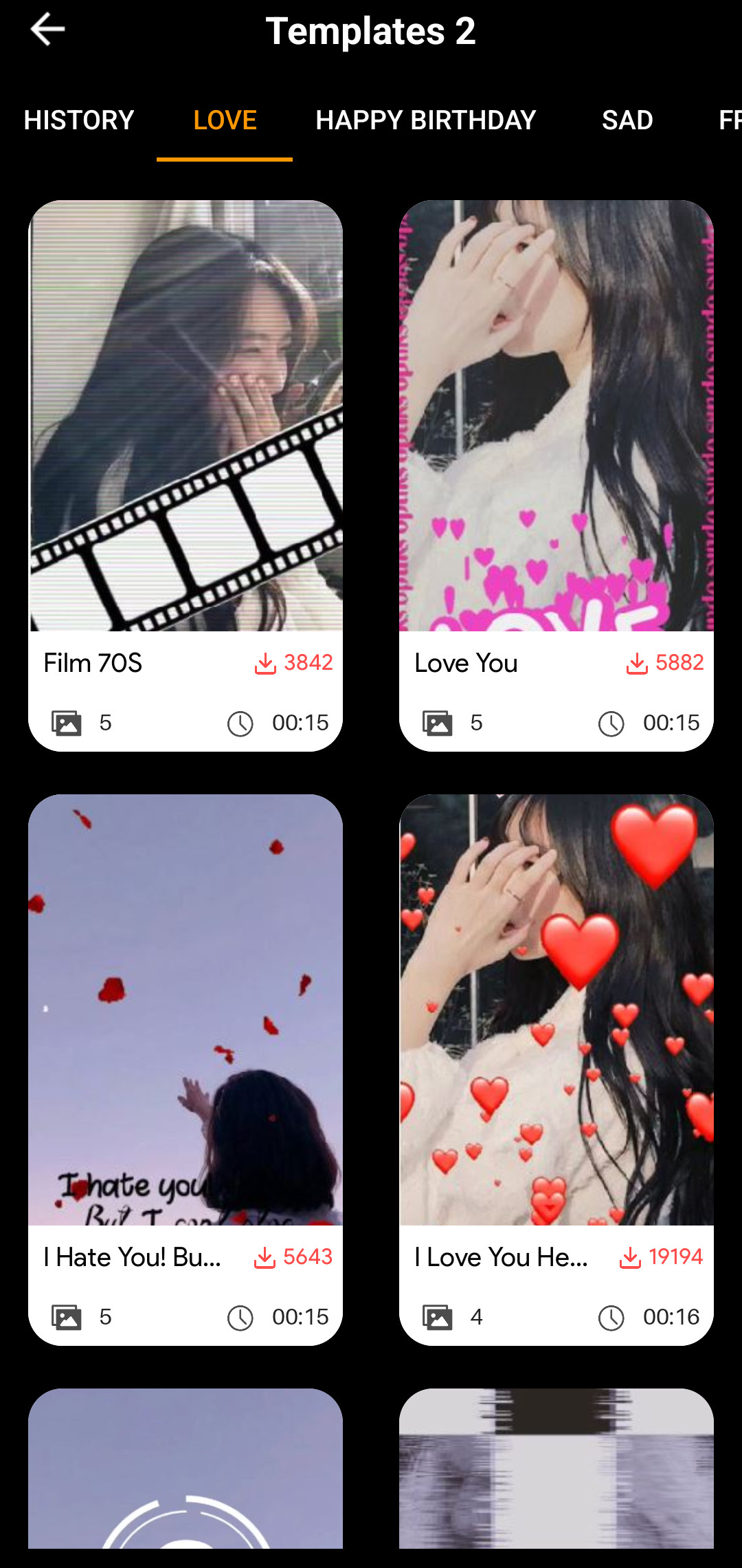 اسکرین شات 2 برنامه Video Slideshow Maker