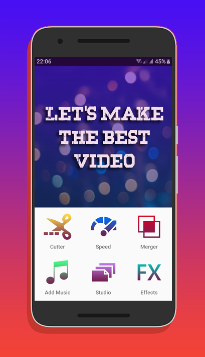 اسکرین شات 1 برنامه Video Montage: edit videos, ad