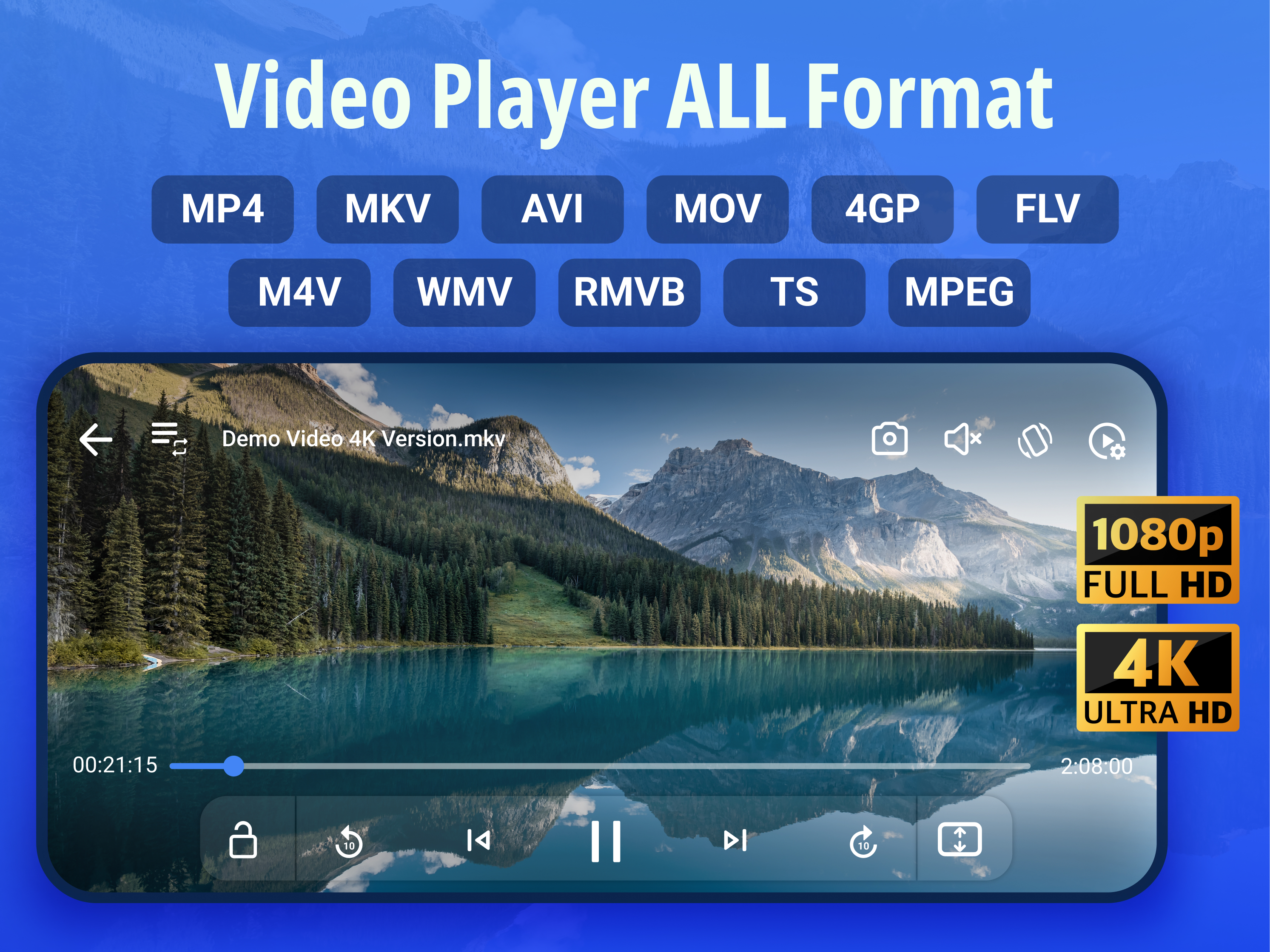 اسکرین شات 1 برنامه Video Player All Format
