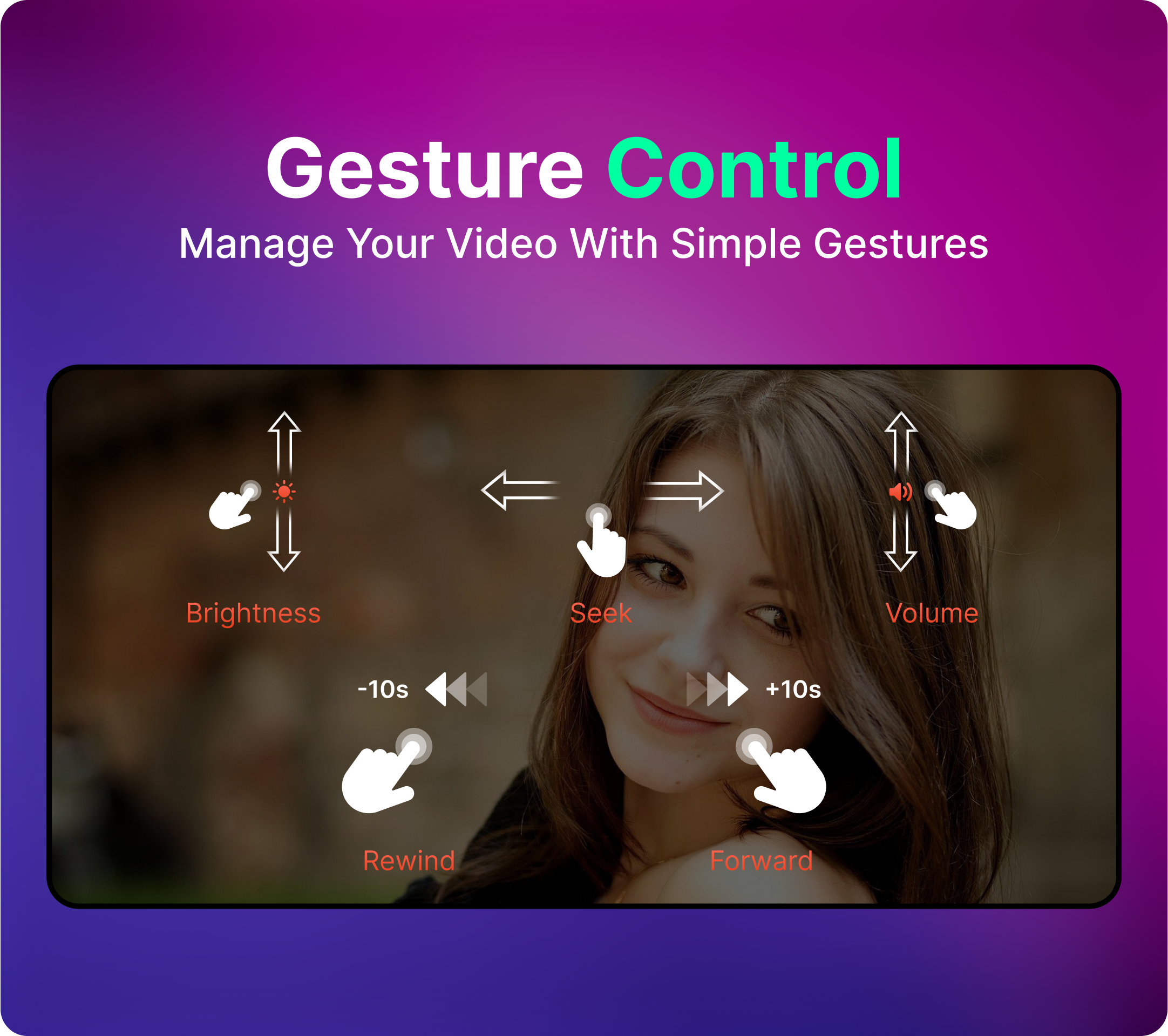 اسکرین شات 2 برنامه Video Player- HD Media Player