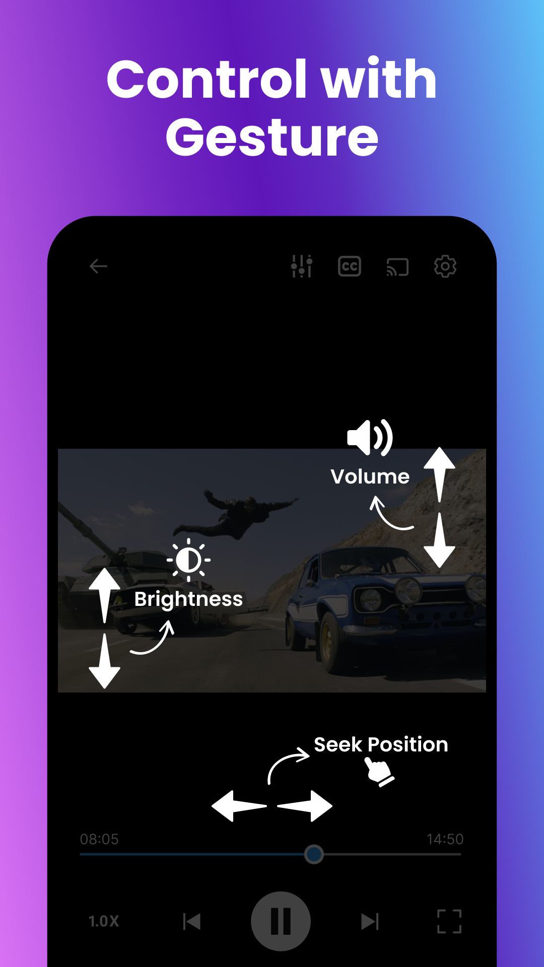 اسکرین شات 3 برنامه Video Player All Format