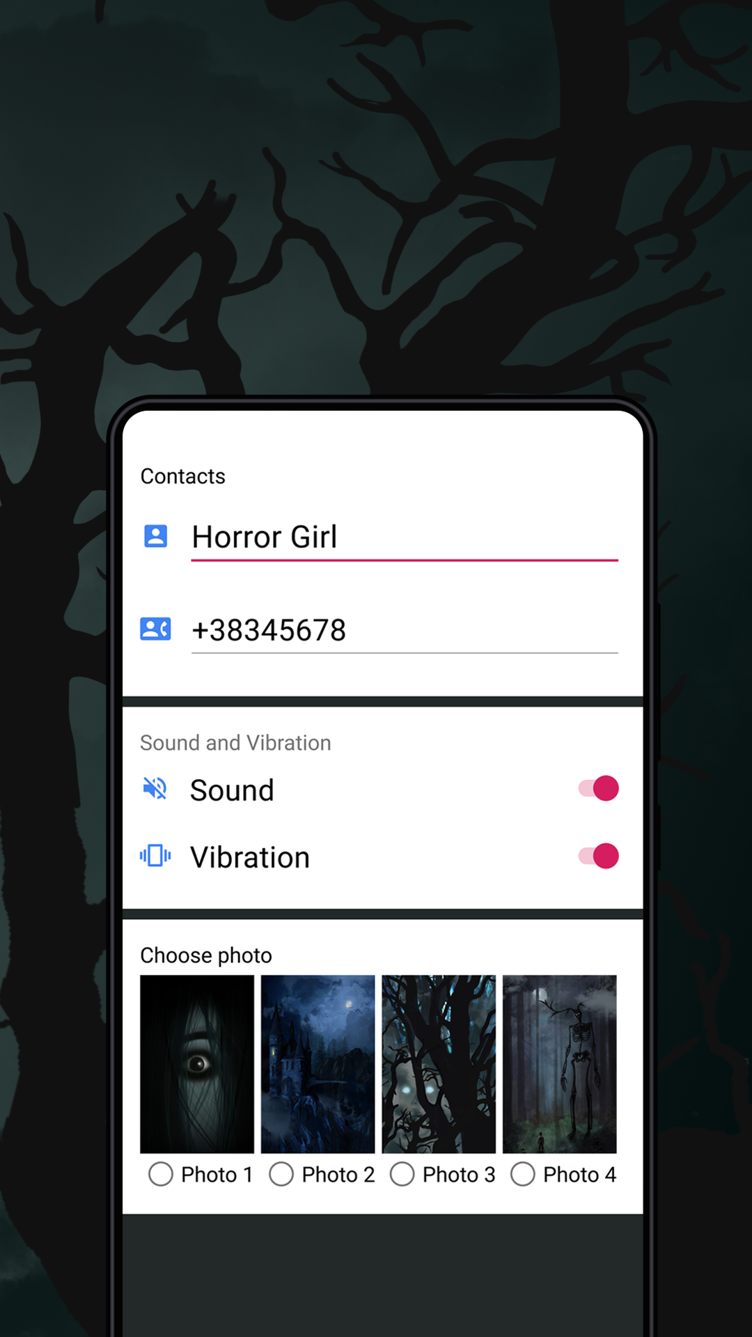 اسکرین شات 3 بازی Horror Girl Fake Call
