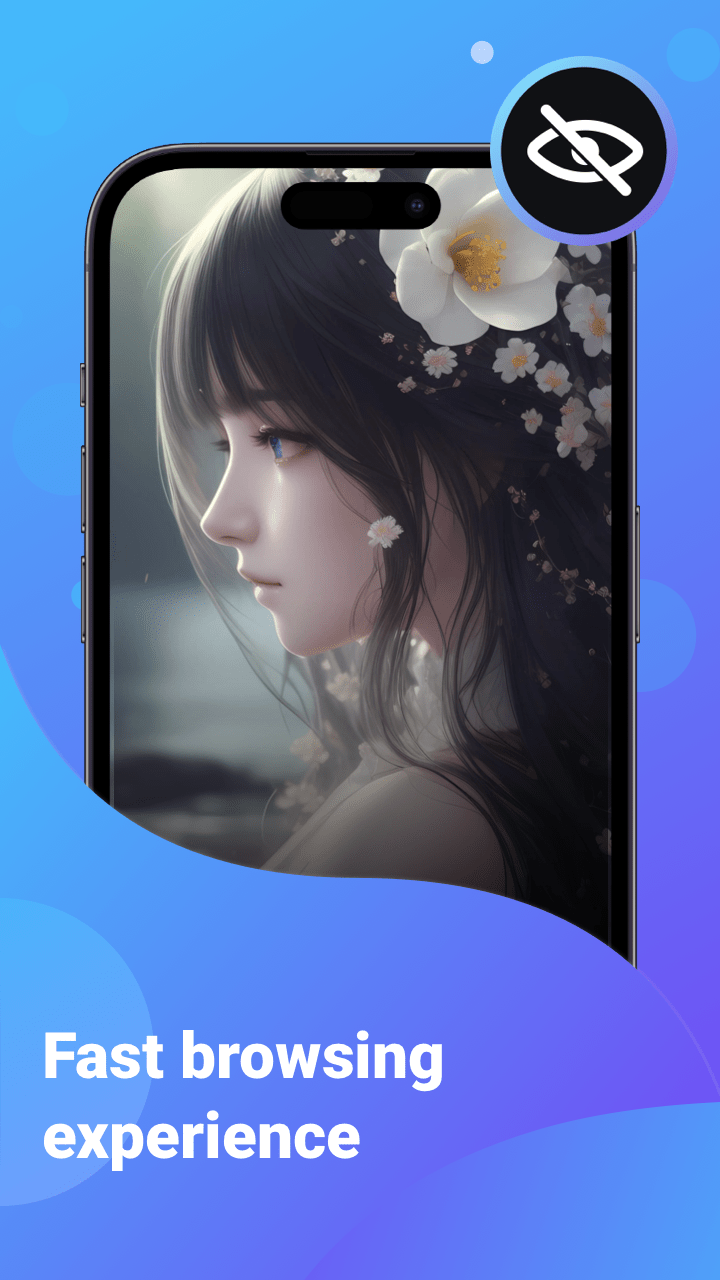 اسکرین شات 2 برنامه Incognito Browser-faster&Safe