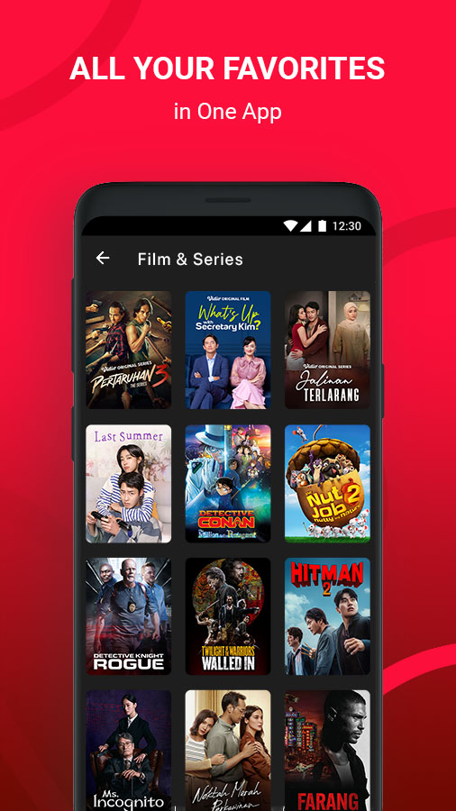 اسکرین شات 4 برنامه Vidio: Sports, Movies, Series