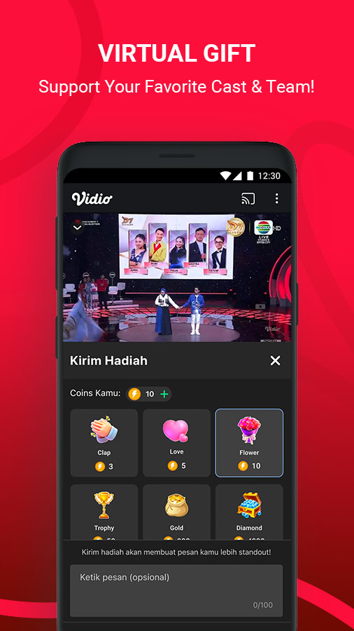 اسکرین شات 6 برنامه Vidio: Sports, Movies, Series