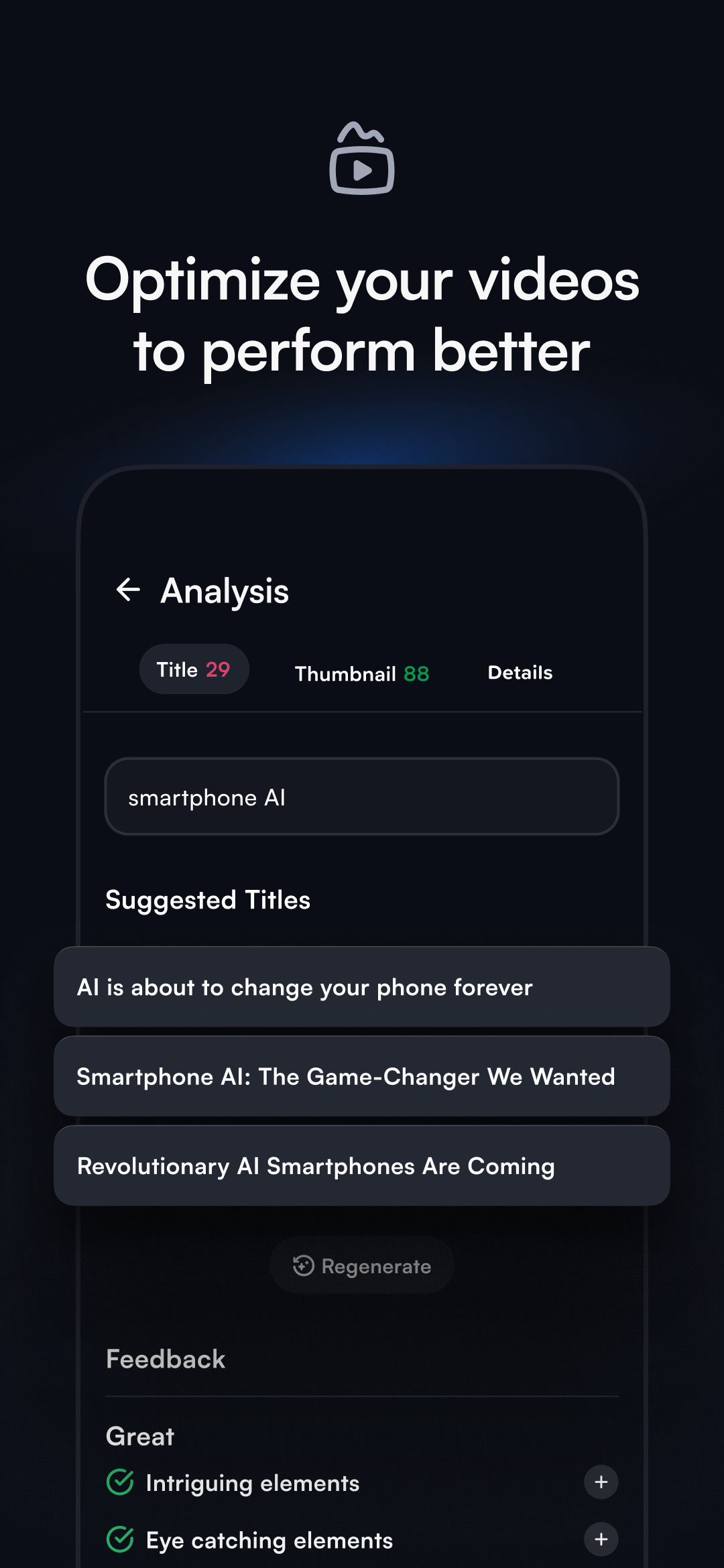 اسکرین شات 7 برنامه vidIQ for YouTube