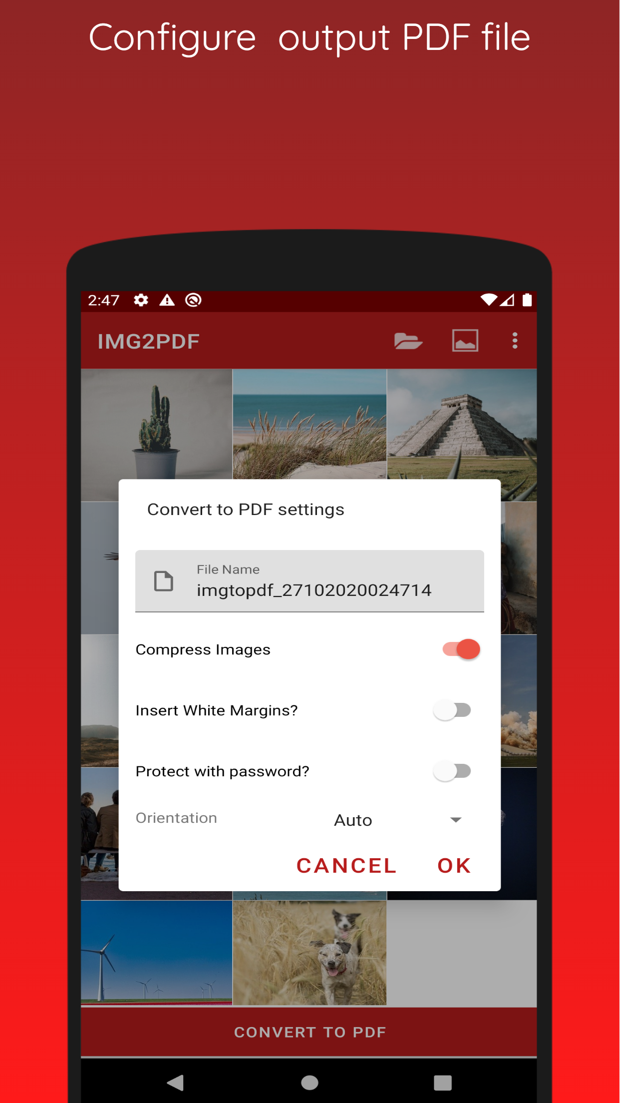 اسکرین شات 4 برنامه Image to PDF - JPG to PDF