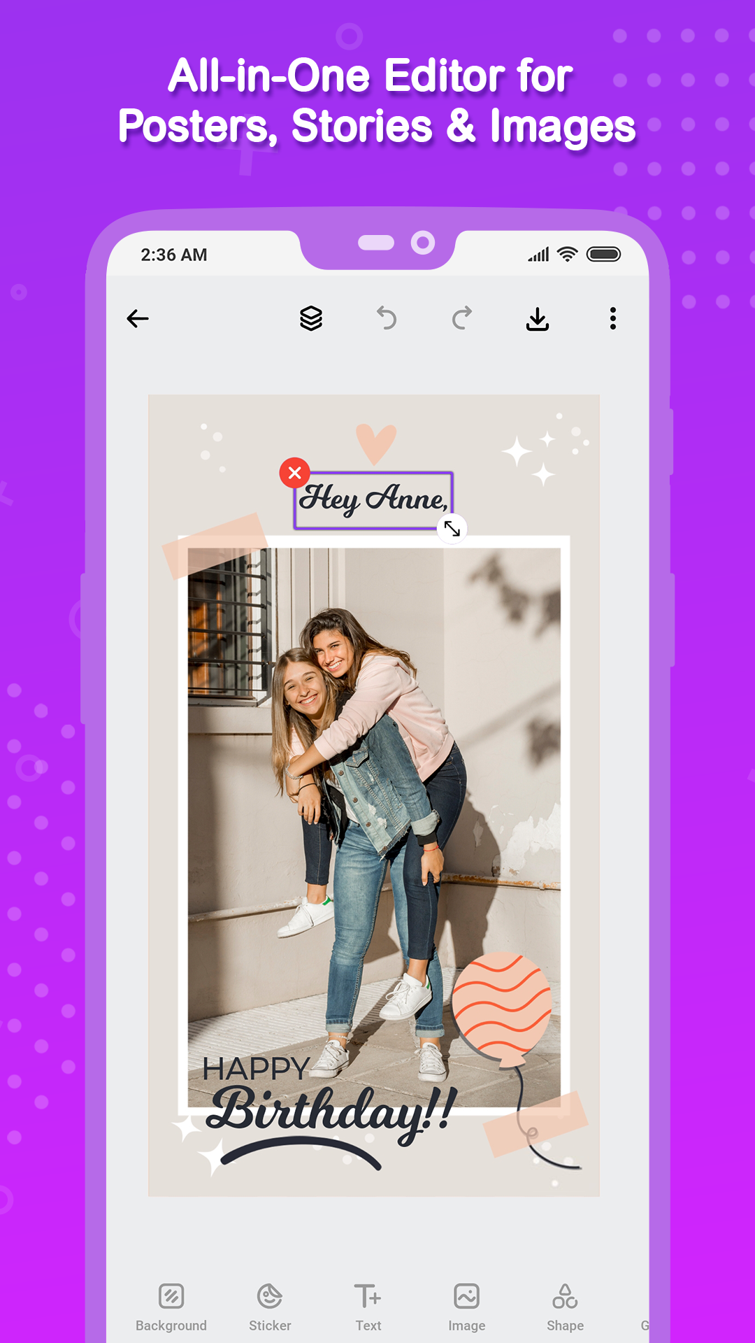 اسکرین شات 3 برنامه Vido : Video Status Maker