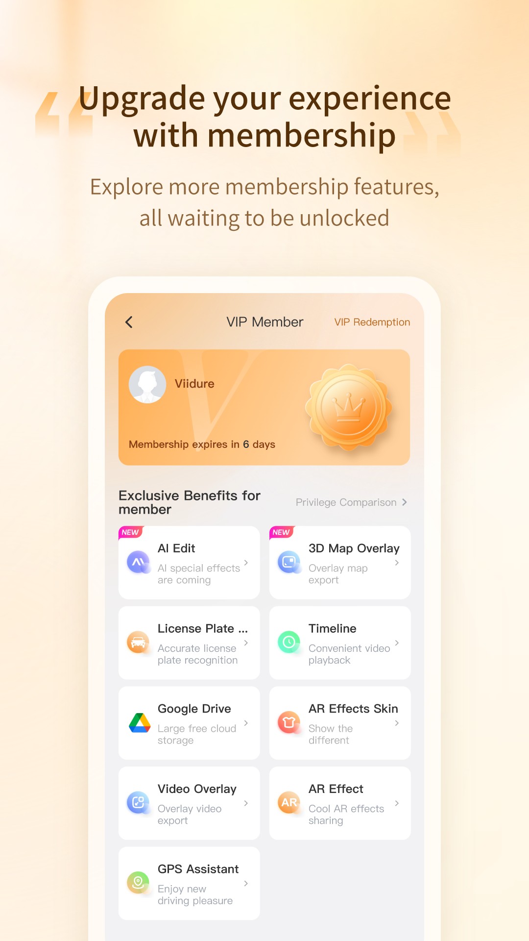 اسکرین شات 1 برنامه Viidure-Dashcam Viewer