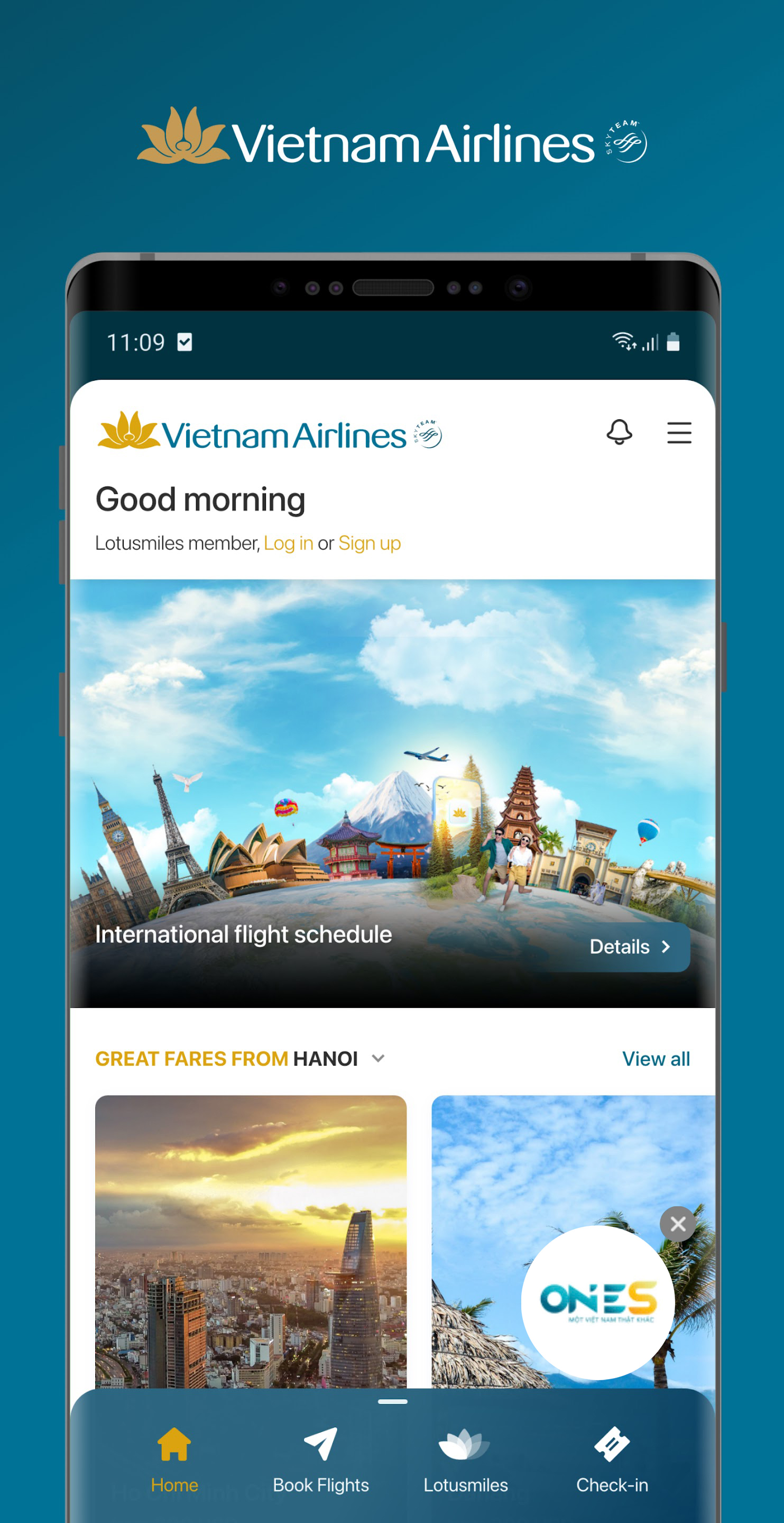 اسکرین شات 2 برنامه Vietnam Airlines