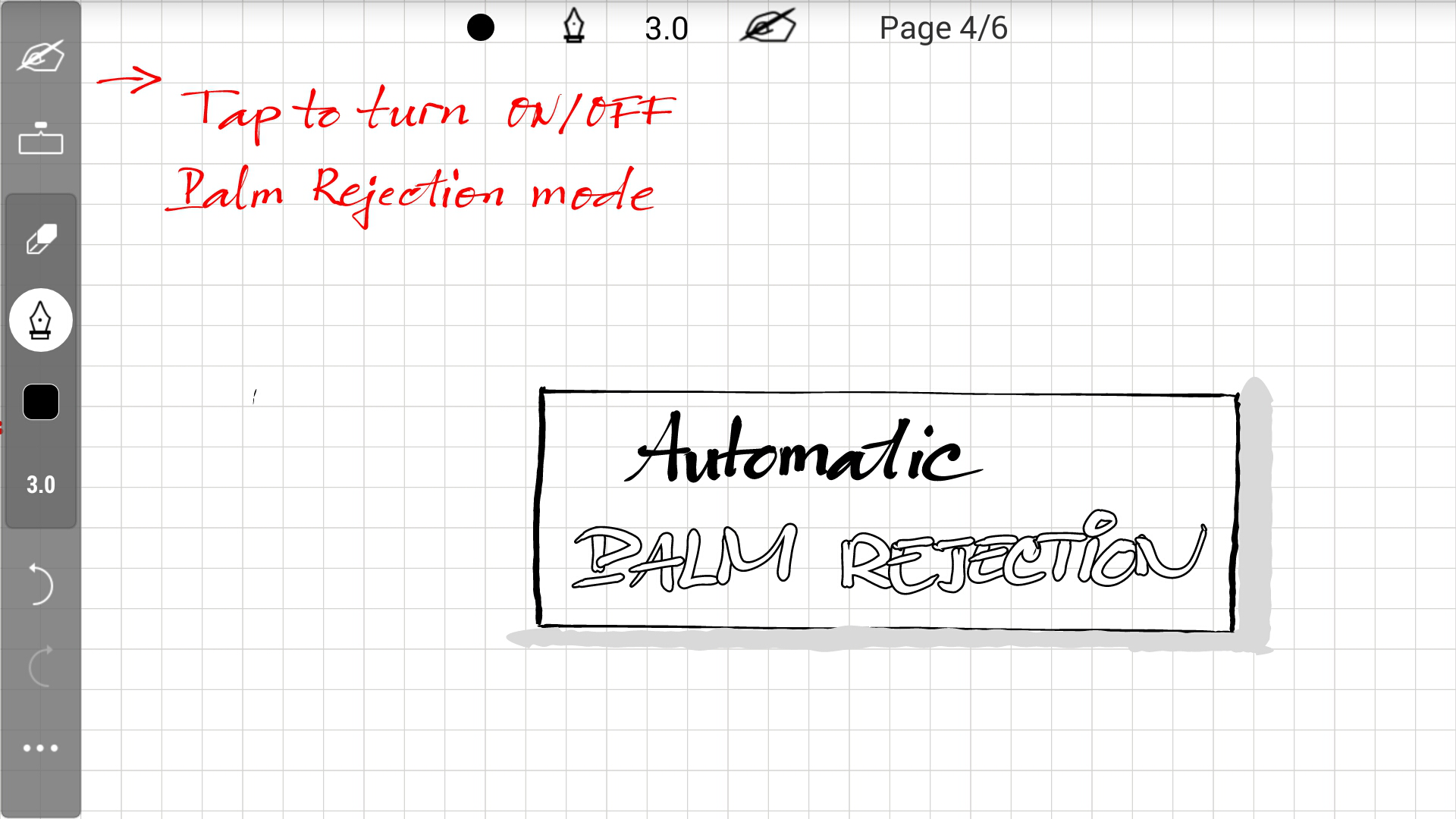 اسکرین شات 2 برنامه INKredible-Handwriting Note