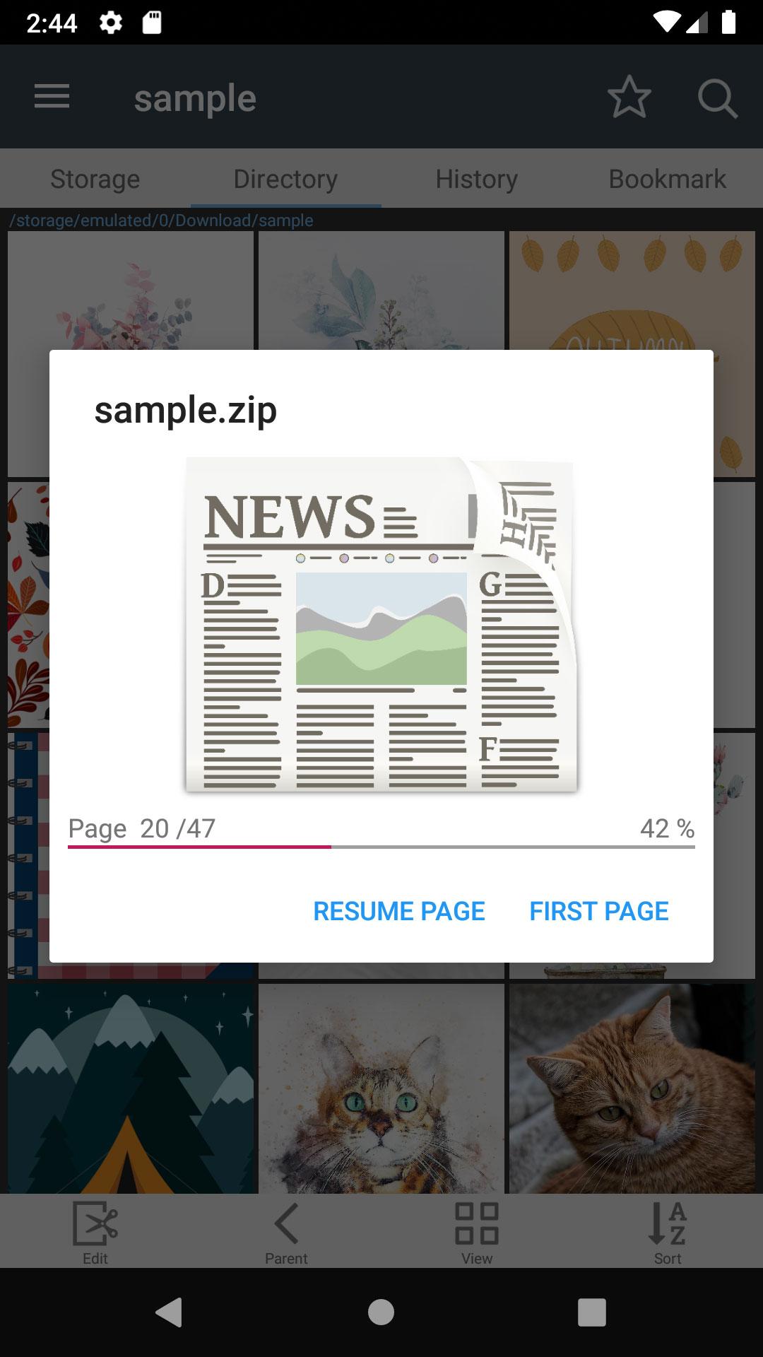 اسکرین شات 6 برنامه ComicScreen - PDF, ComicReader