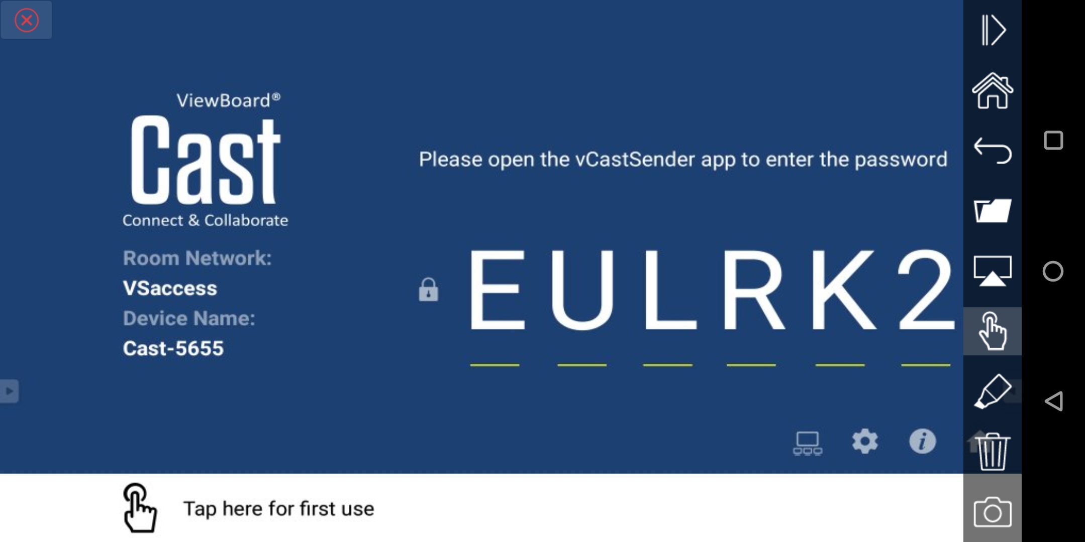 اسکرین شات 1 برنامه vCastSender